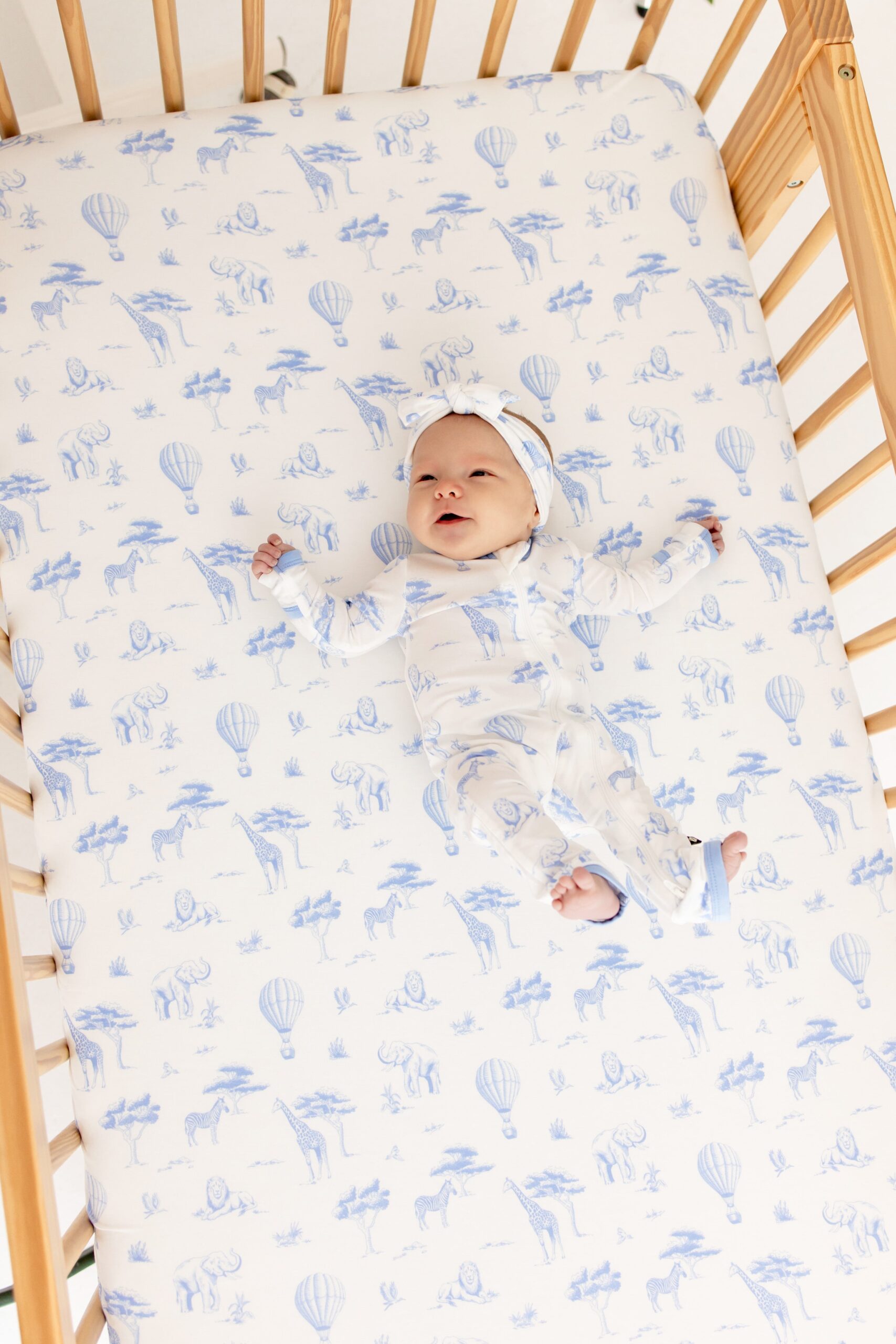 Toile_Safari_Crib_Sheet_Zipper_Romper_02